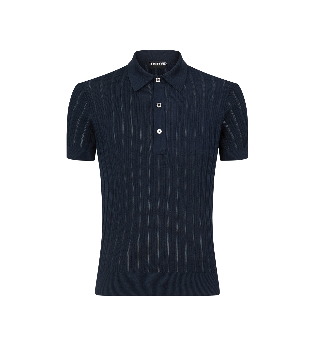 COTTON SILK KNIT POLO image number 0