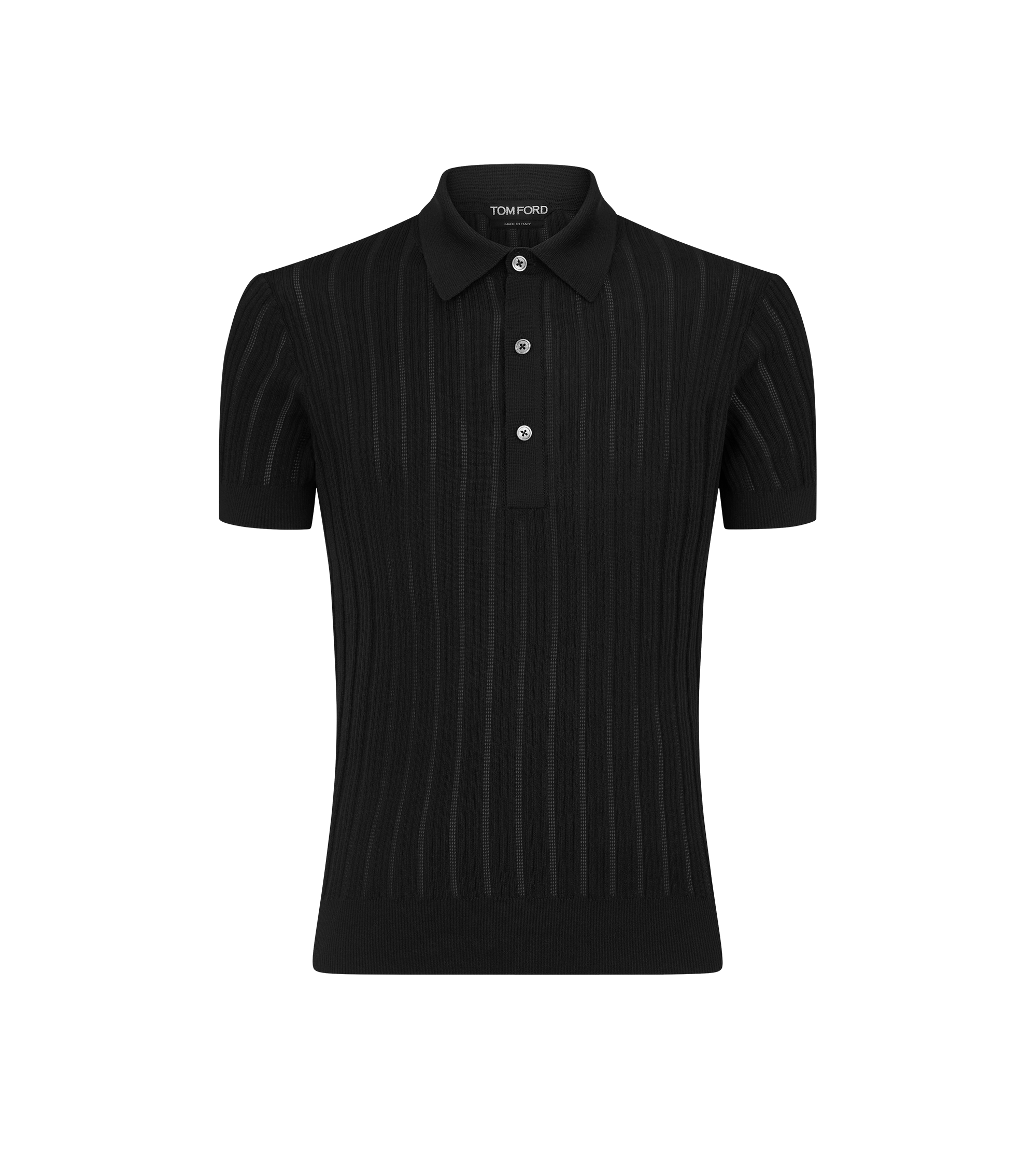 COTTON SILK KNIT POLO