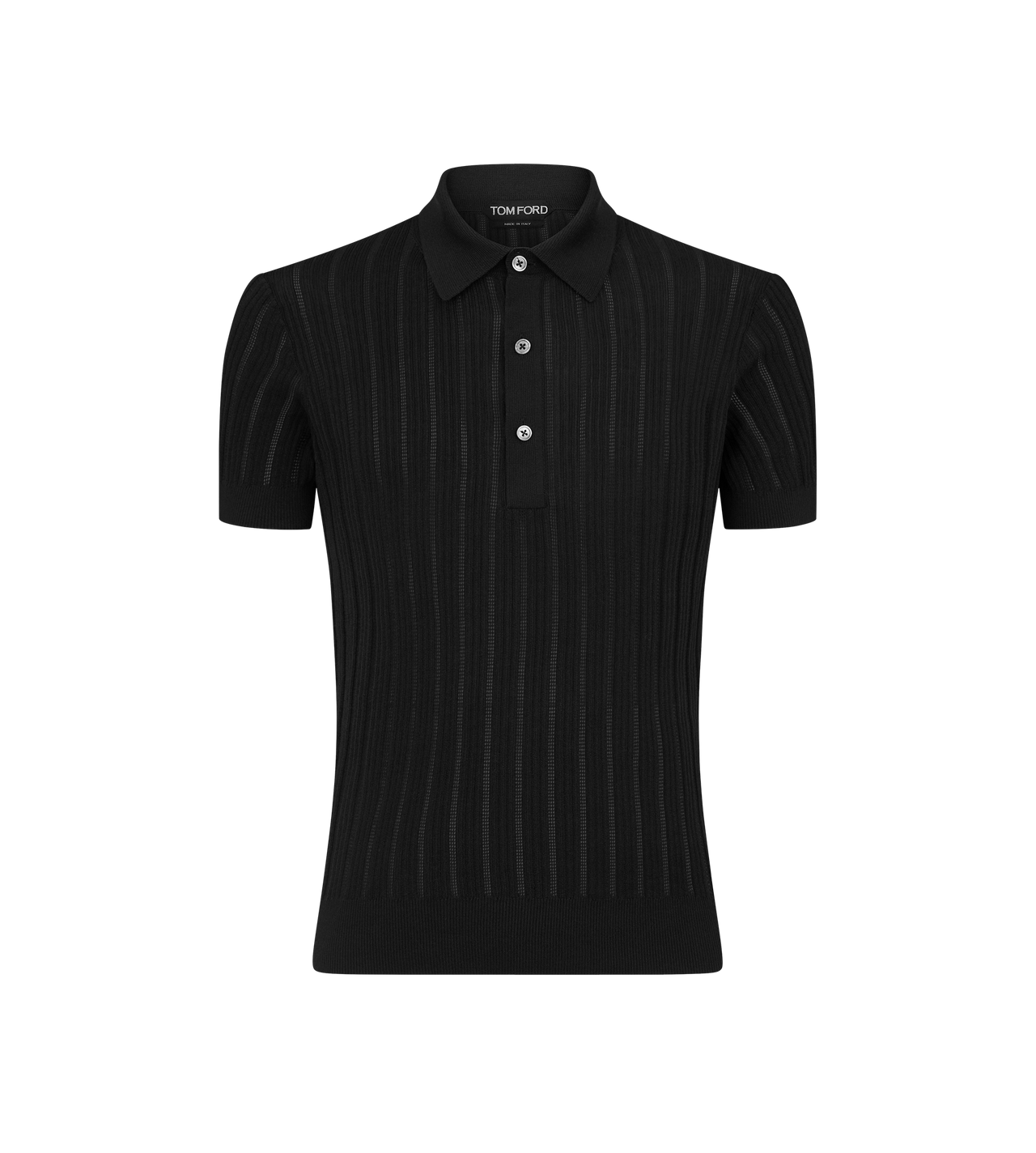 COTTON SILK KNIT POLO image number 0