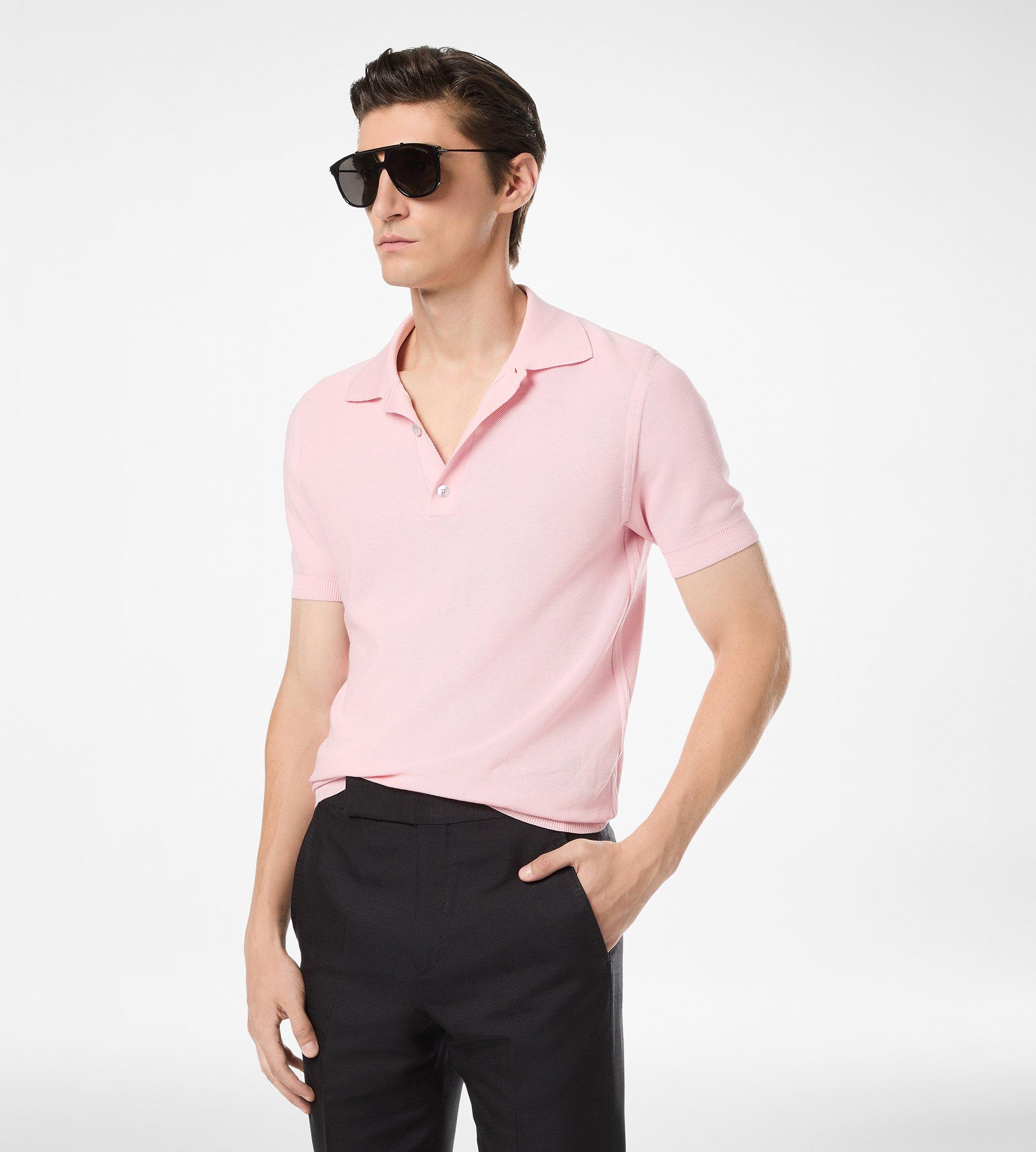 SILK COTTON PIQUET POLO | TOM FORD Fashion