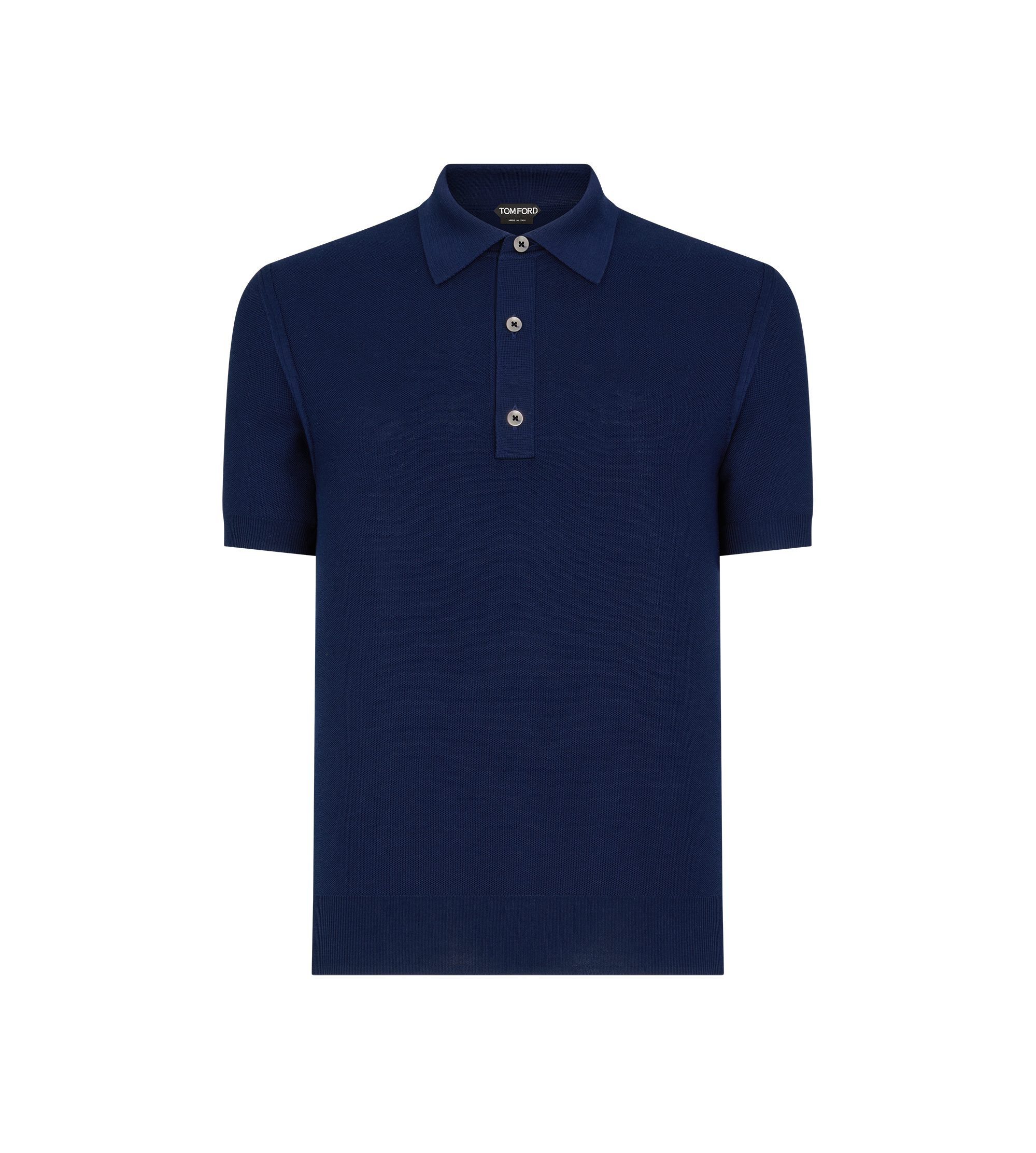【STUDIOUS】Washable Silk Cotton Polo STUDIOUS】Washable Silk Cotton Polo Luxury Silk-Cotton Knit Polo