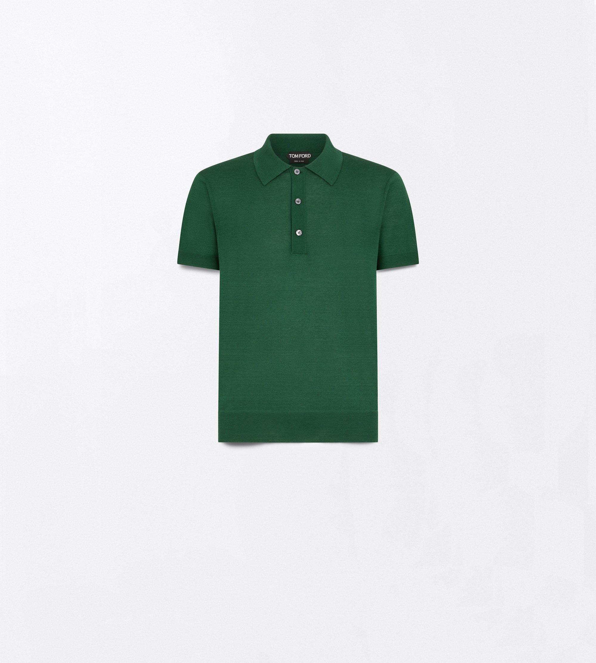 FINE GAUGE SILK LINEN POLO