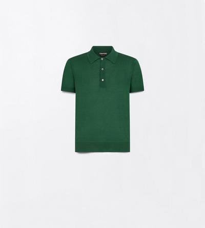 FINE GAUGE SILK LINEN POLO