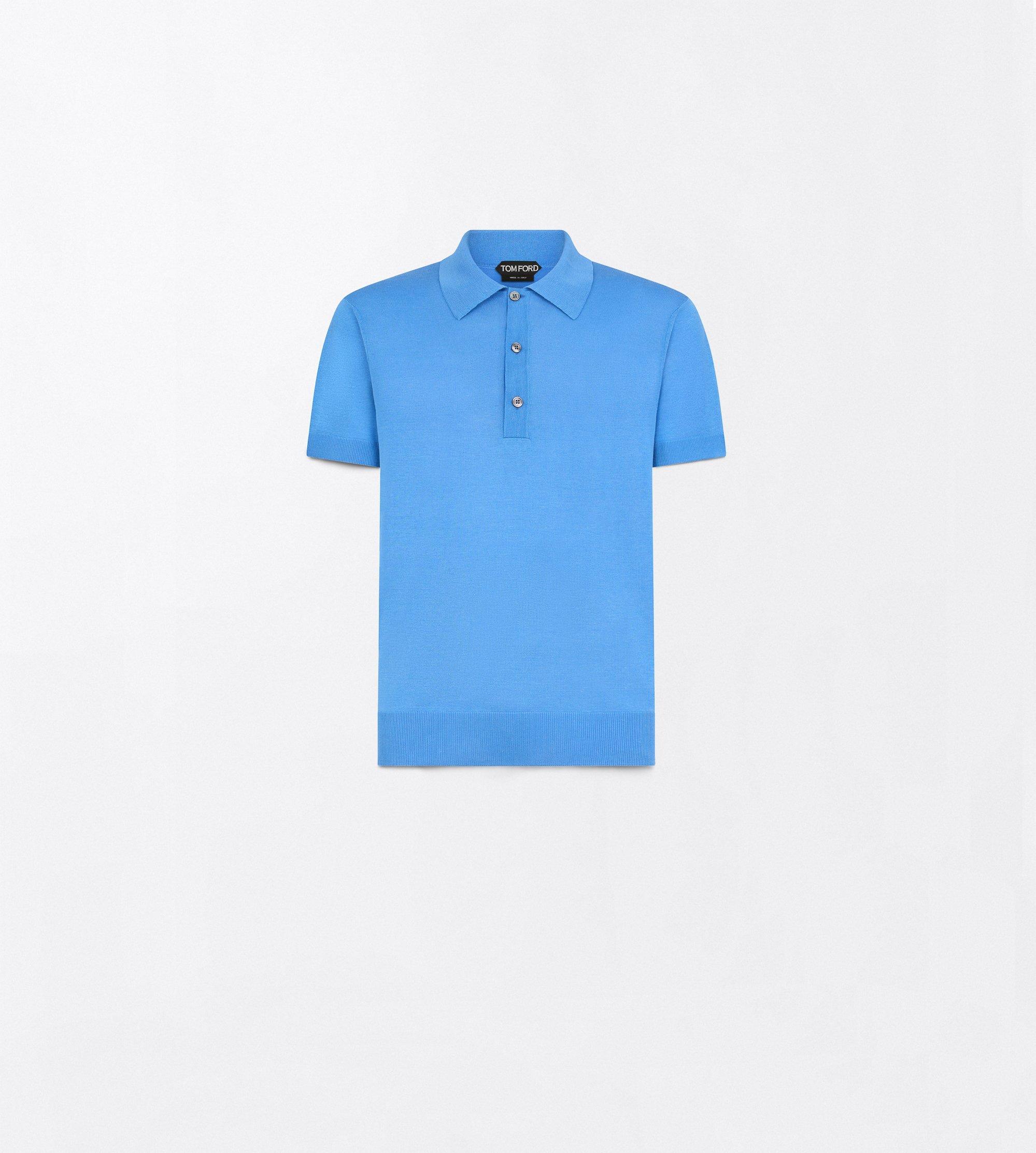 FINE GAUGE SILK LINEN POLO