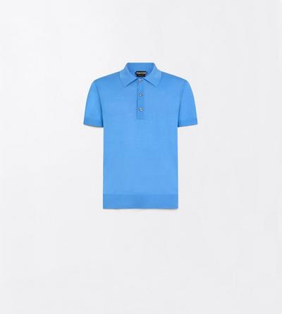 FINE GAUGE SILK LINEN POLO