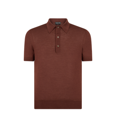 FINE GAUGE CASHMERE SILK POLO