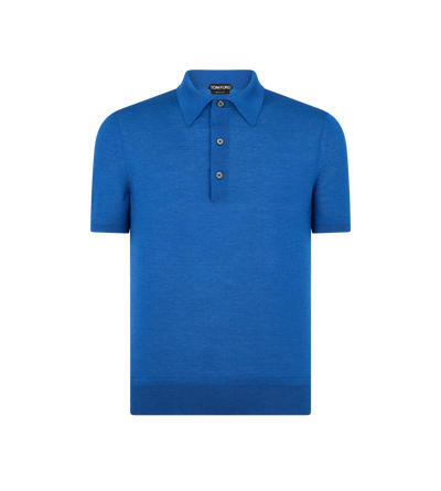 FINE GAUGE CASHMERE SILK POLO