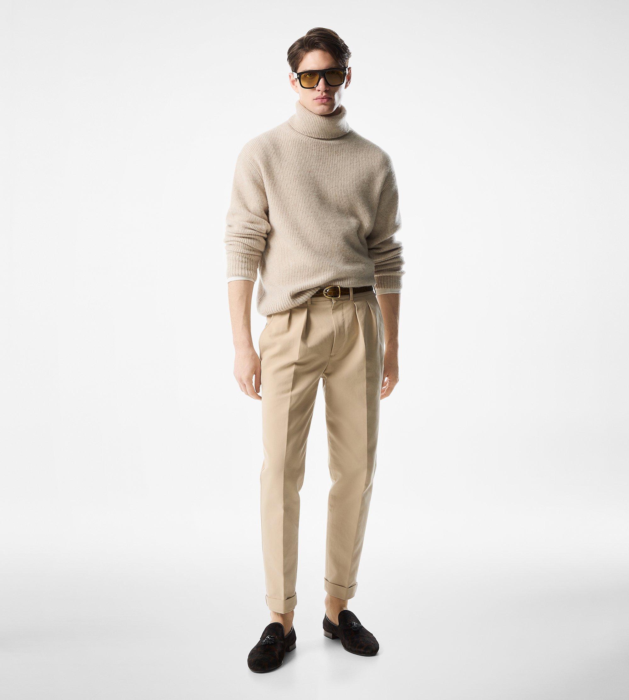 BRUSHED CASHMERE SILK ROLL NECK | TOM FORD Fashion
