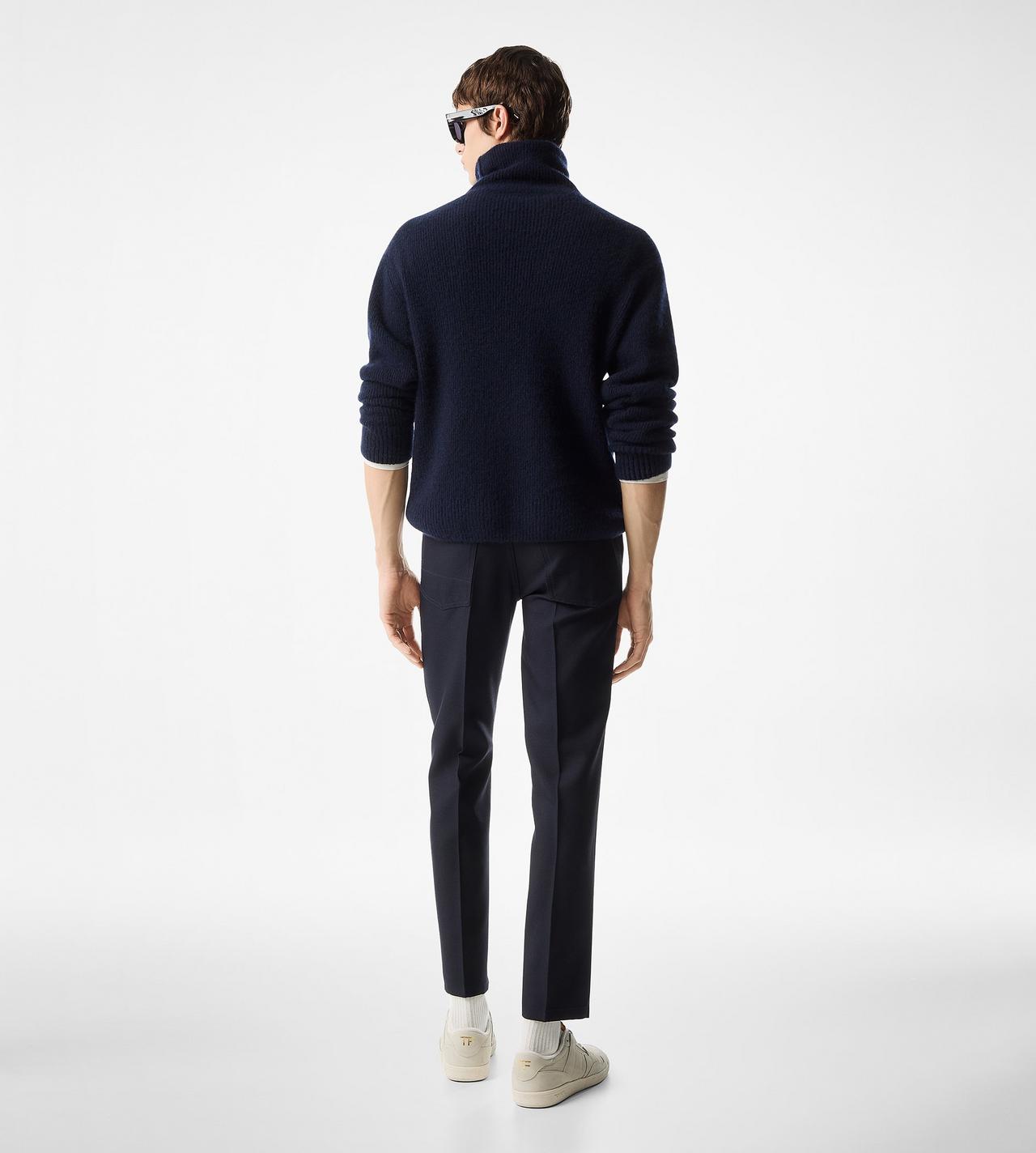 BRUSHED CASHMERE SILK ROLL NECK image number 2