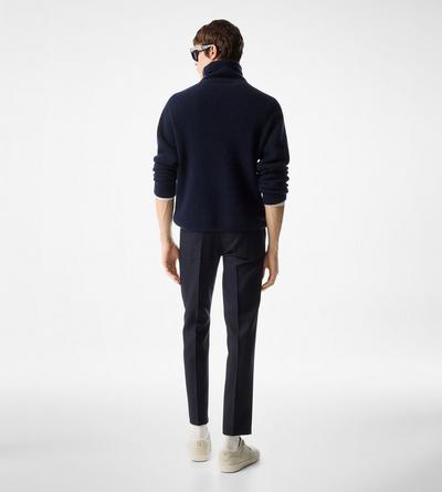 BRUSHED CASHMERE SILK ROLL NECK image number 2