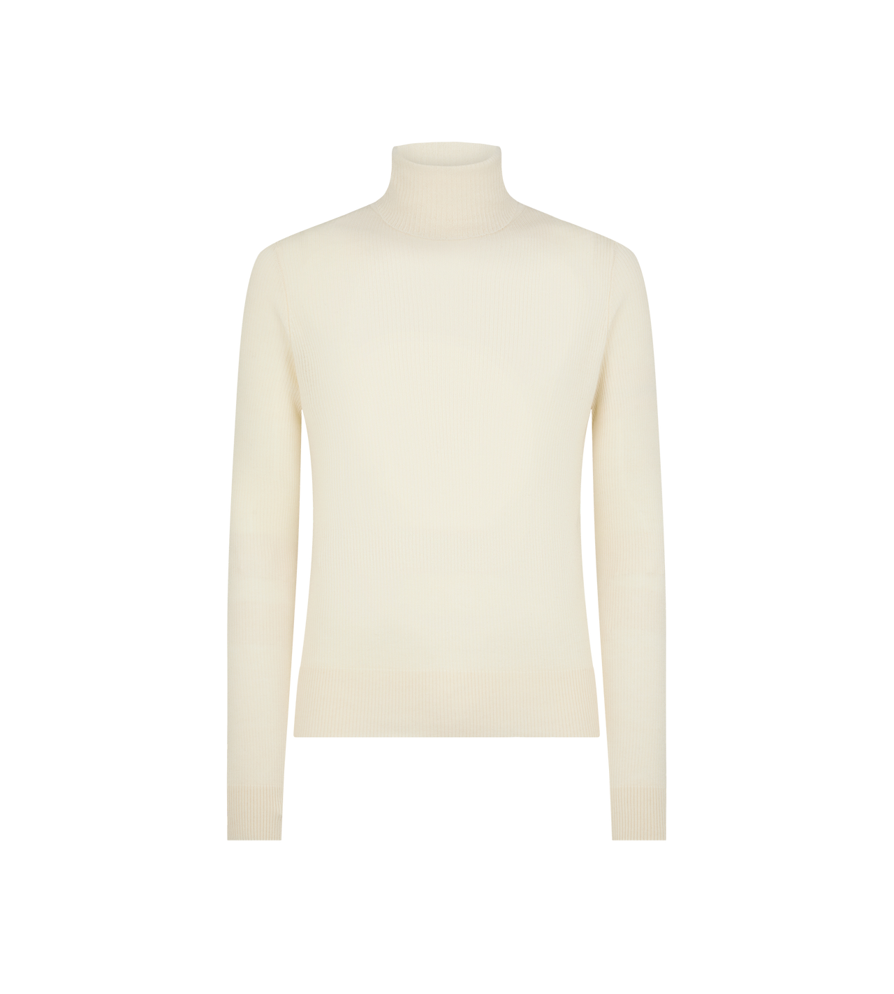 WOOL SILK CASHMERE RIB ROLL NECK image number 0