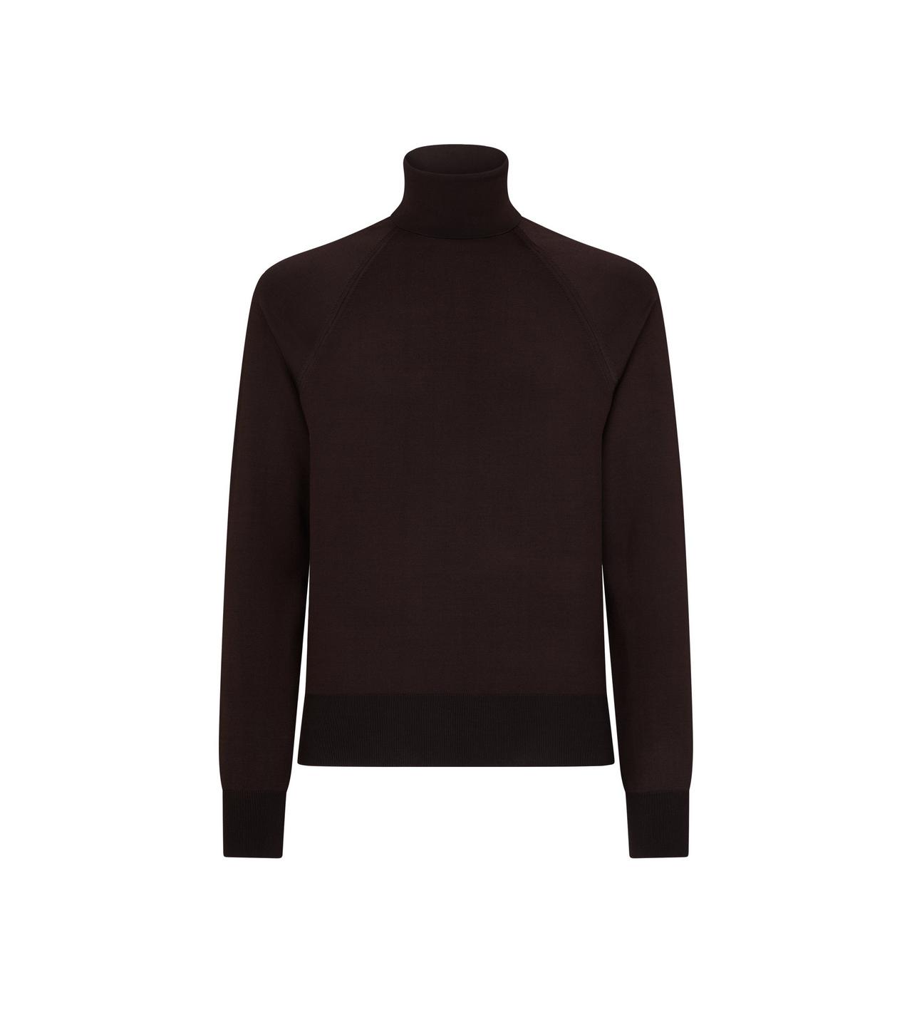 VISCOSE ROLL NECK SWEATER image number 0