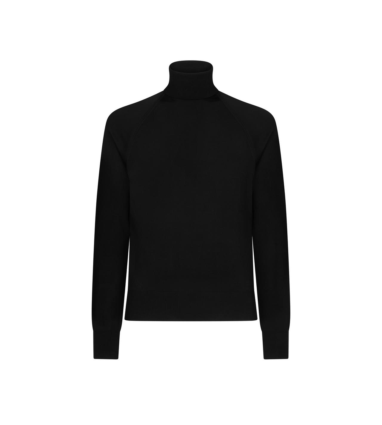 VISCOSE ROLL NECK SWEATER image number 0