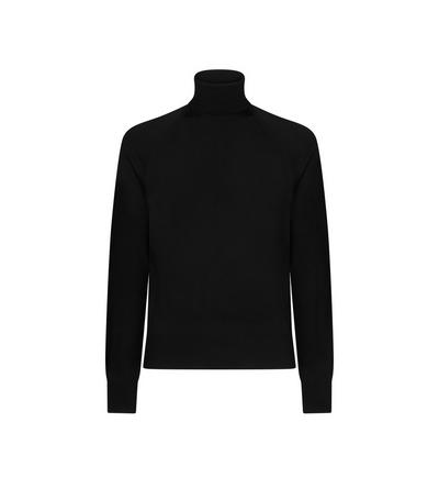 VISCOSE ROLL NECK SWEATER