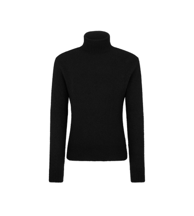 CASHMERE SILK ROLL NECK