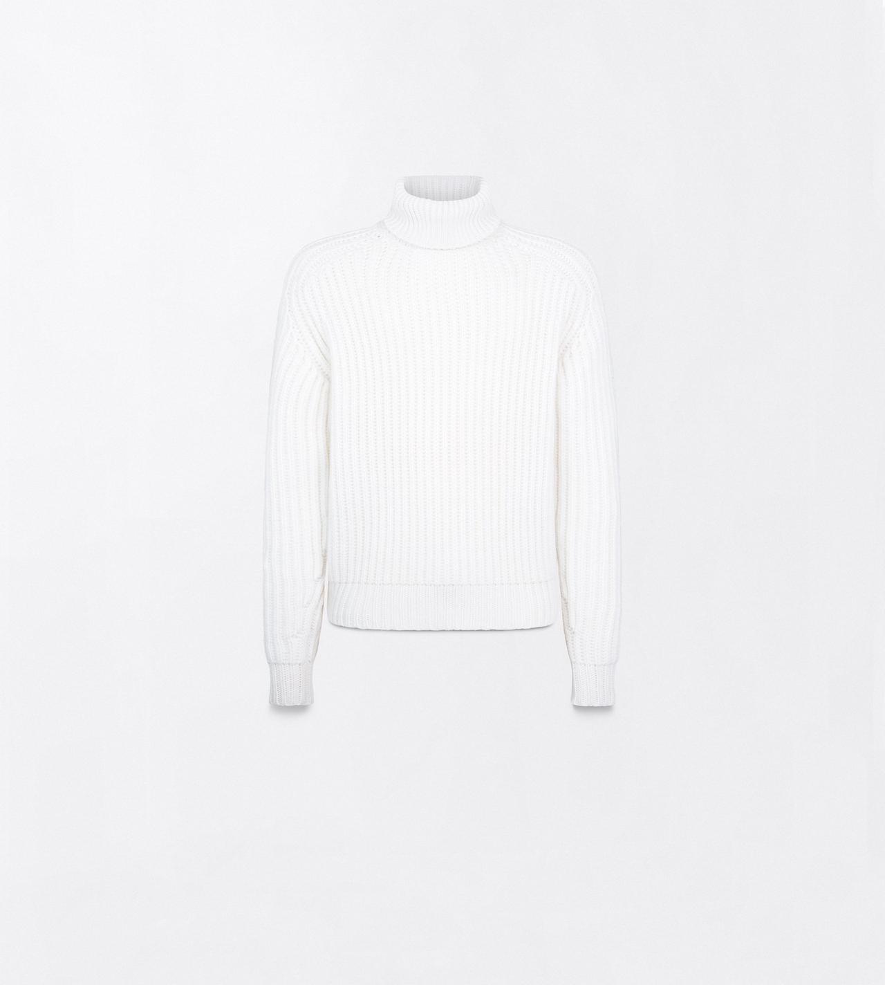 TOM FORD CASHMERE OFF WHITE PURE CASHMERE ROLL NECK SWEATER