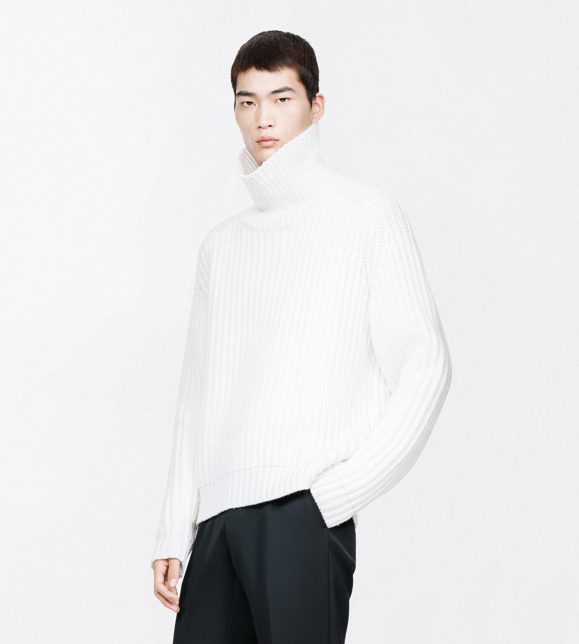 PURE CASHMERE ROLL NECK SWEATER