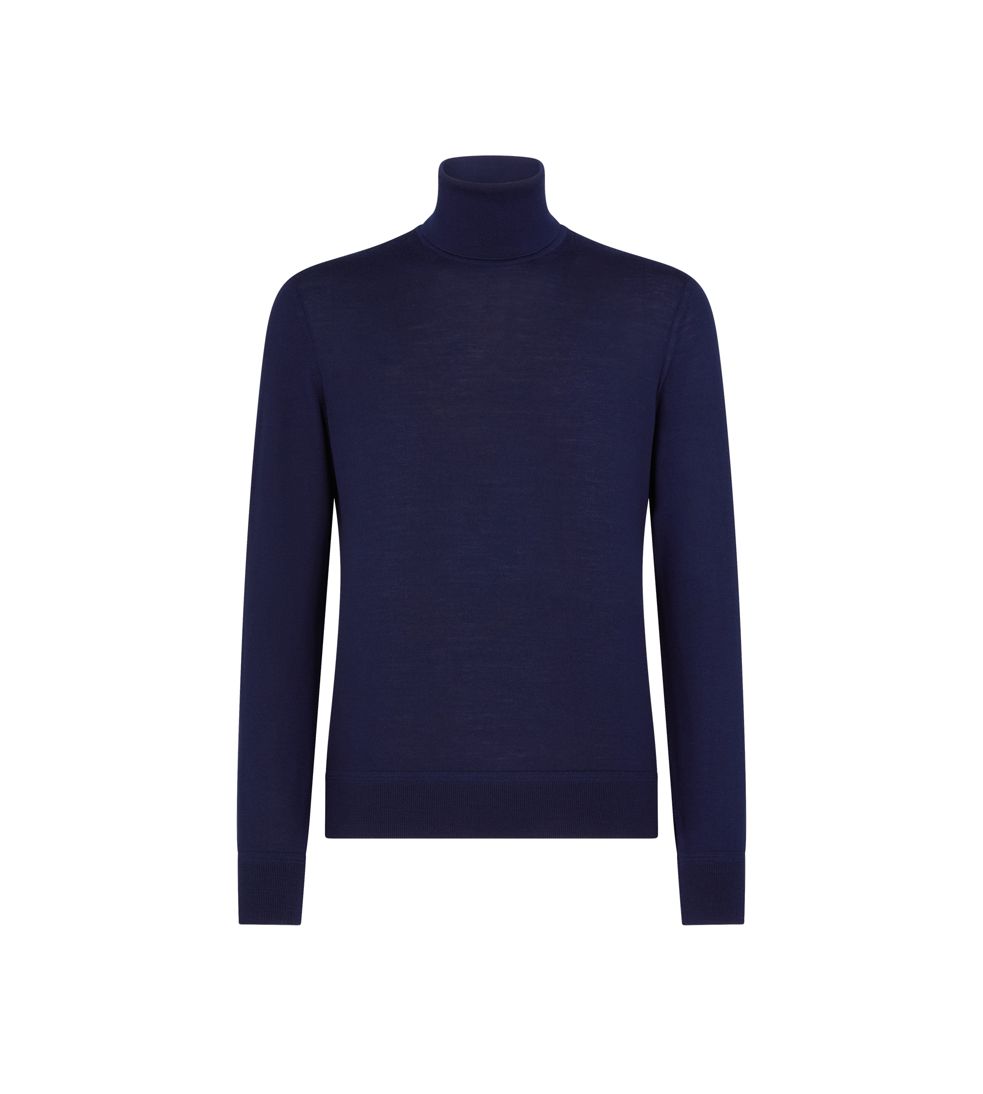 FINE GAUGE PURE WOOL ROLL NECK