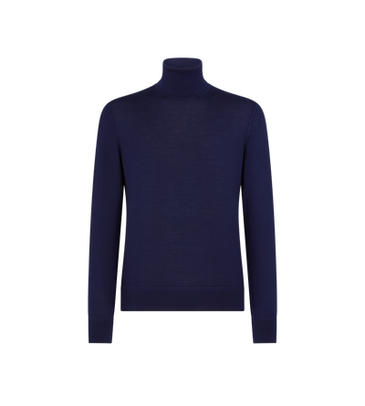 FINE GAUGE PURE WOOL ROLL NECK image number 0