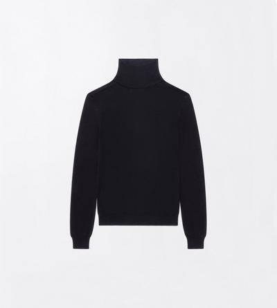TOM FORD  BLACK KNITWEAR MOCK NECK