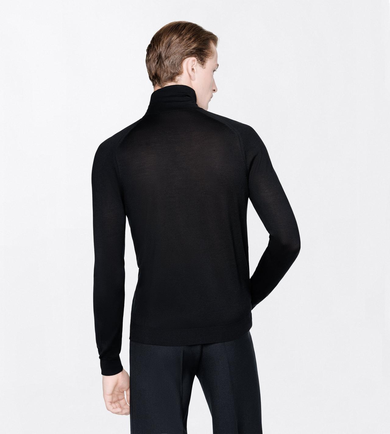 TOM FORD  BLACK KNITWEAR MOCK NECK