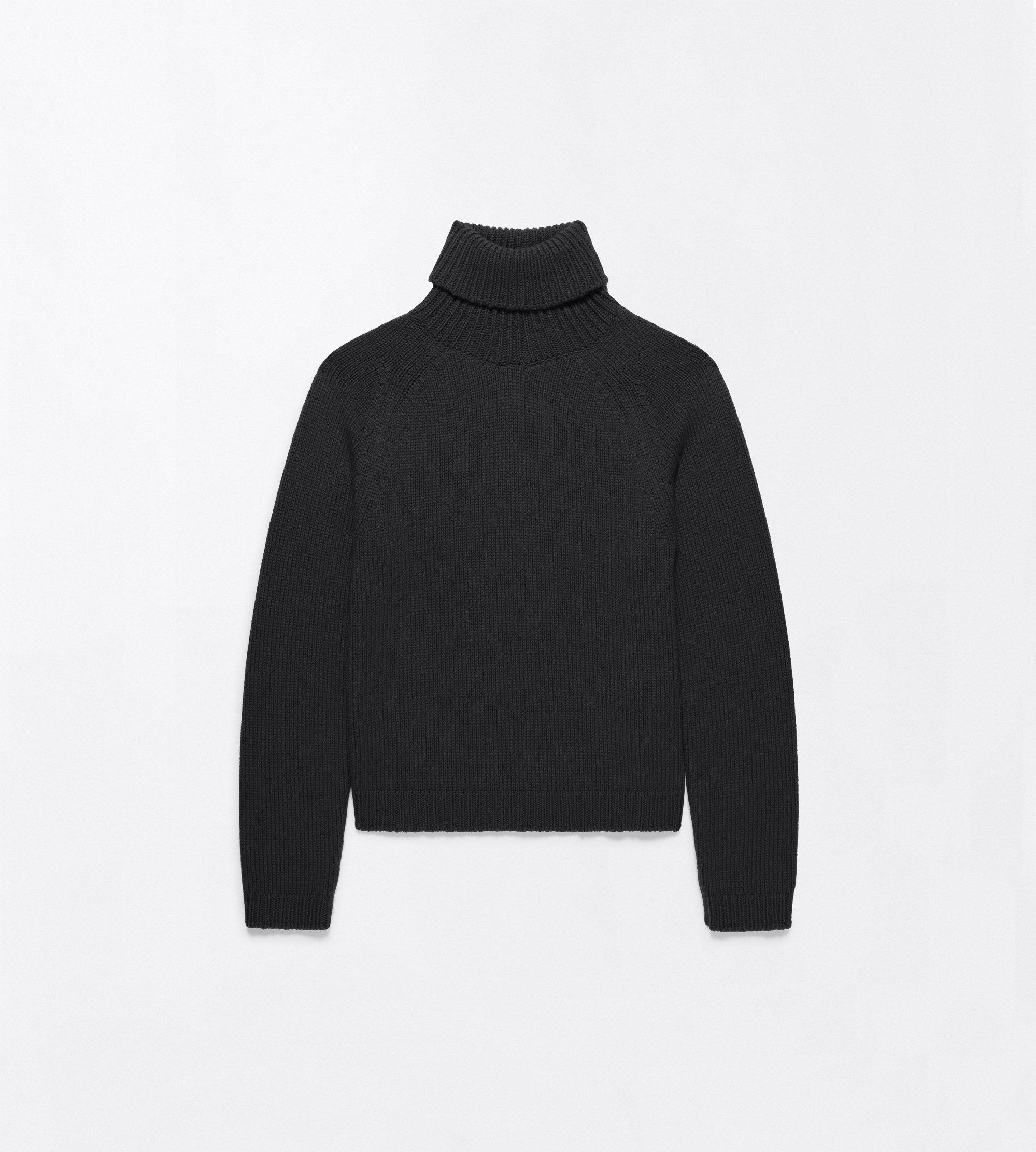 WOOL CASHMERE MOHAIR ROLL NECK SWEATER