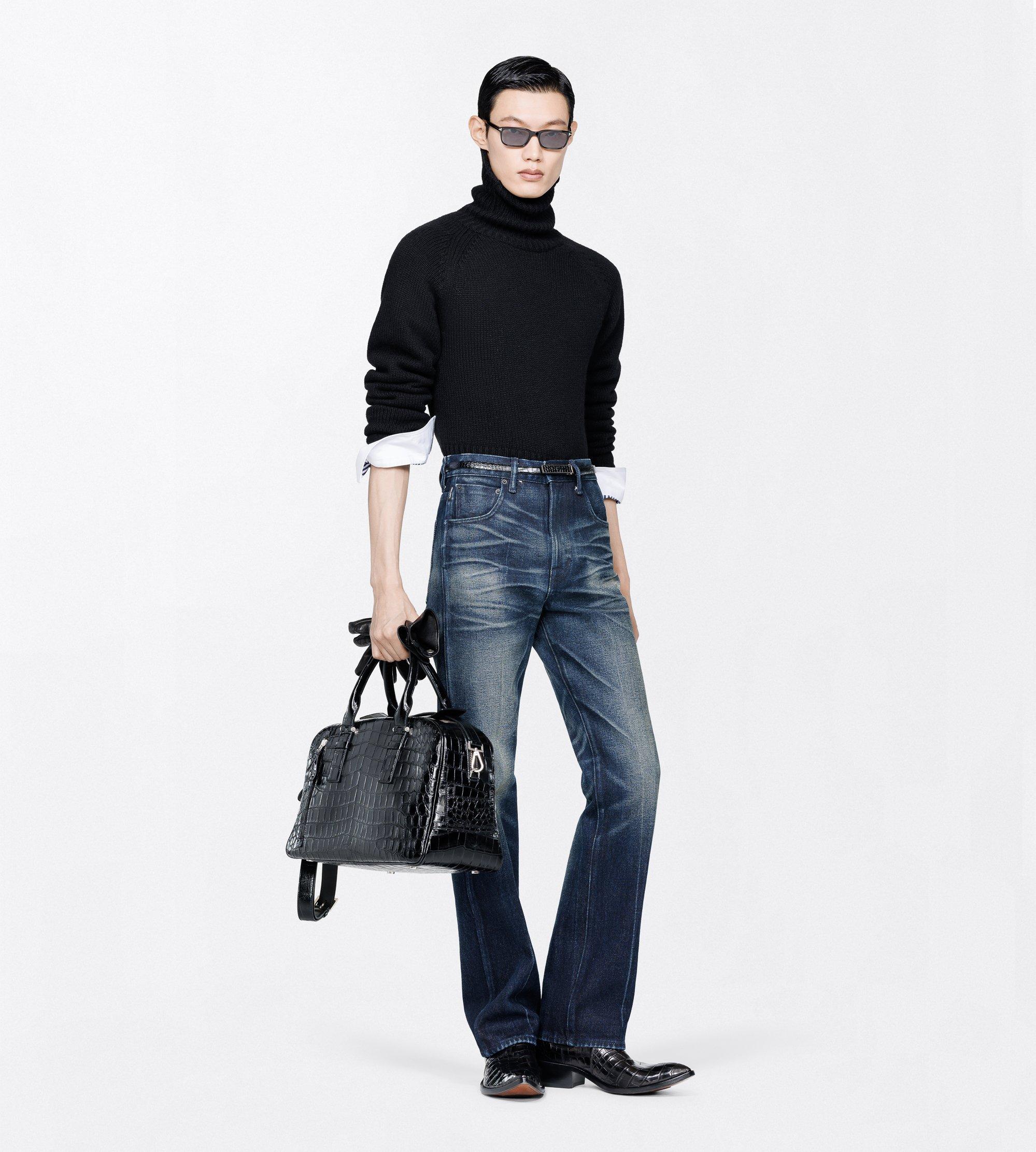 WOOL CASHMERE MOHAIR ROLL NECK SWEATER