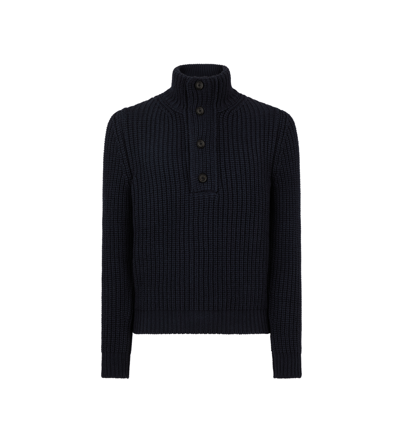 CASHMERE WOOL HALF BUTTON image number 0