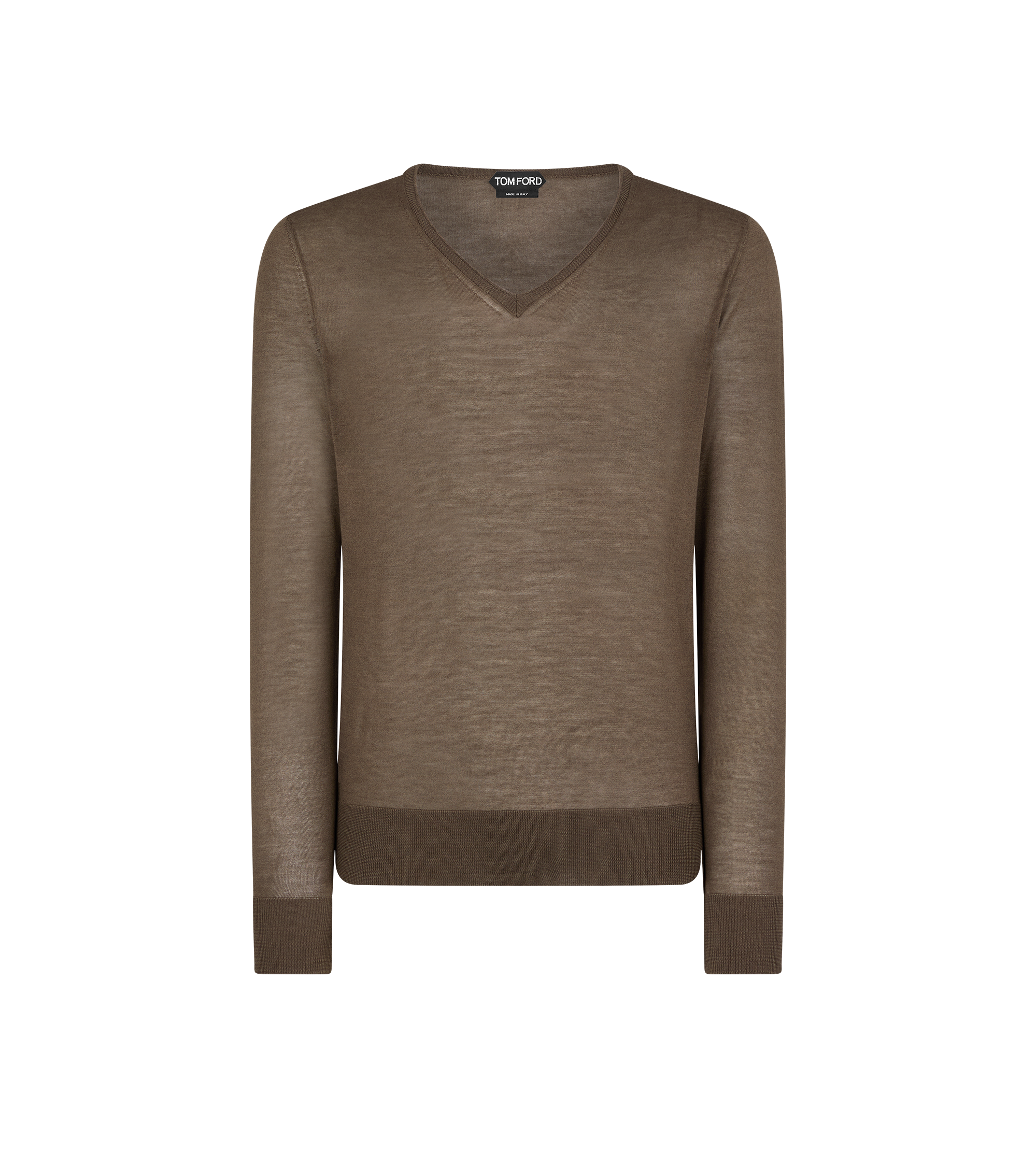 TOM FORD トムフォード カシミヤシルク Vネック ニットセーター 48 TOM FORD トムフォード Vネックニット カシミアシルク サイズ48