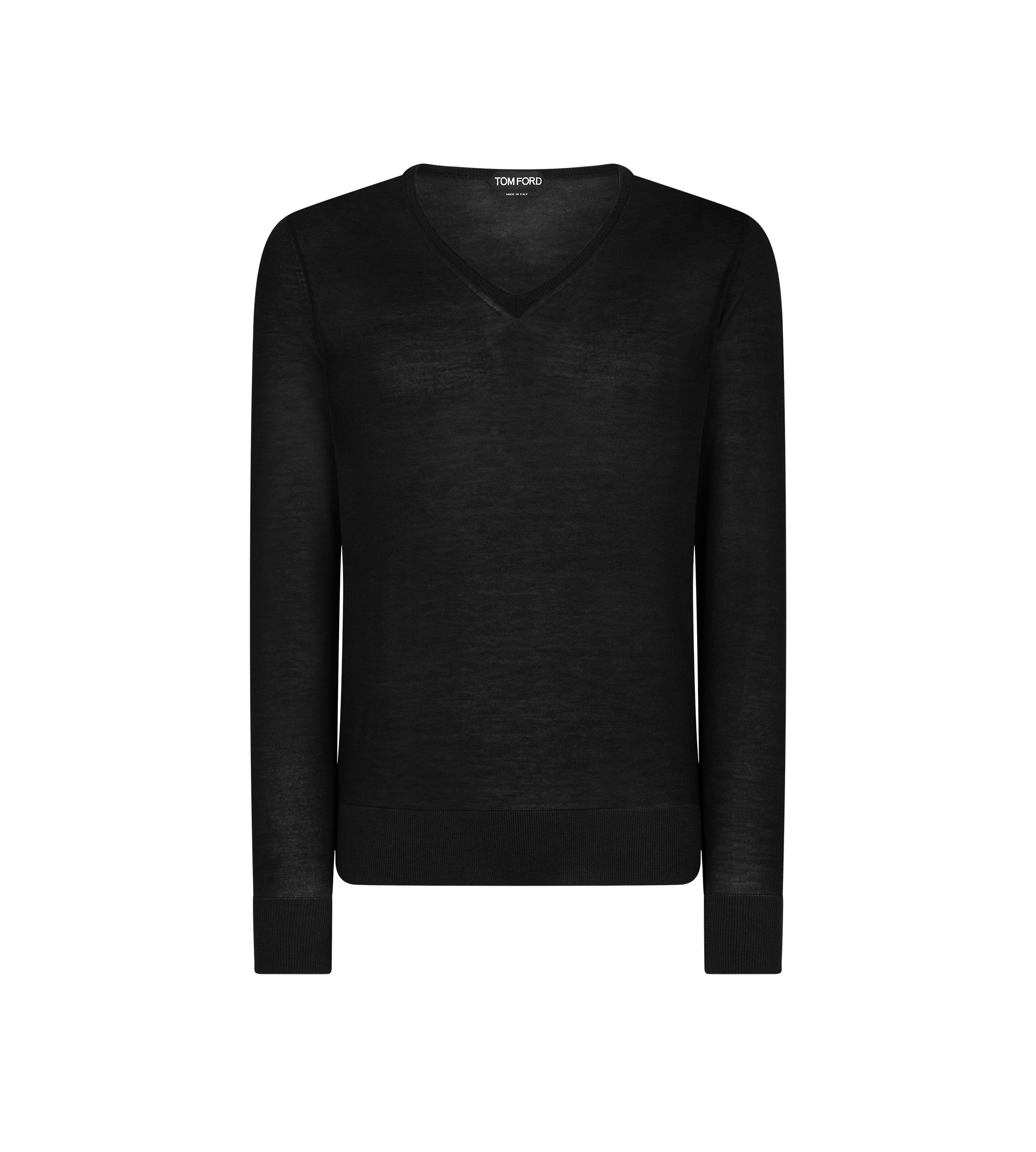 SILK CASHMERE V NECK SWEATER