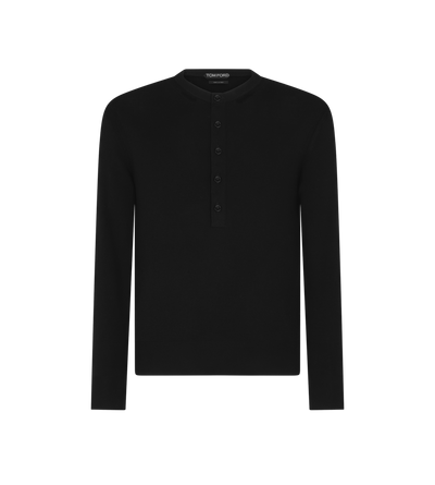 PURE SILK HENLEY image number 0