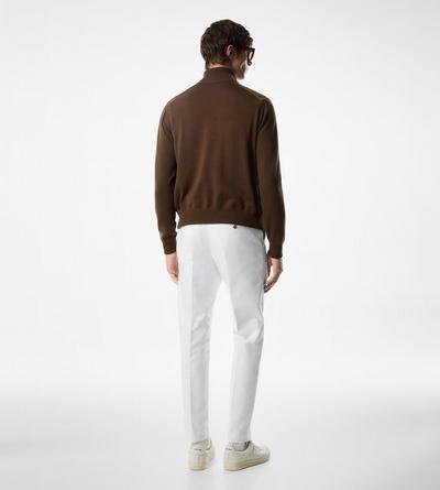 SUEDE FRONT WOOL ZIP THROUGH image number 2