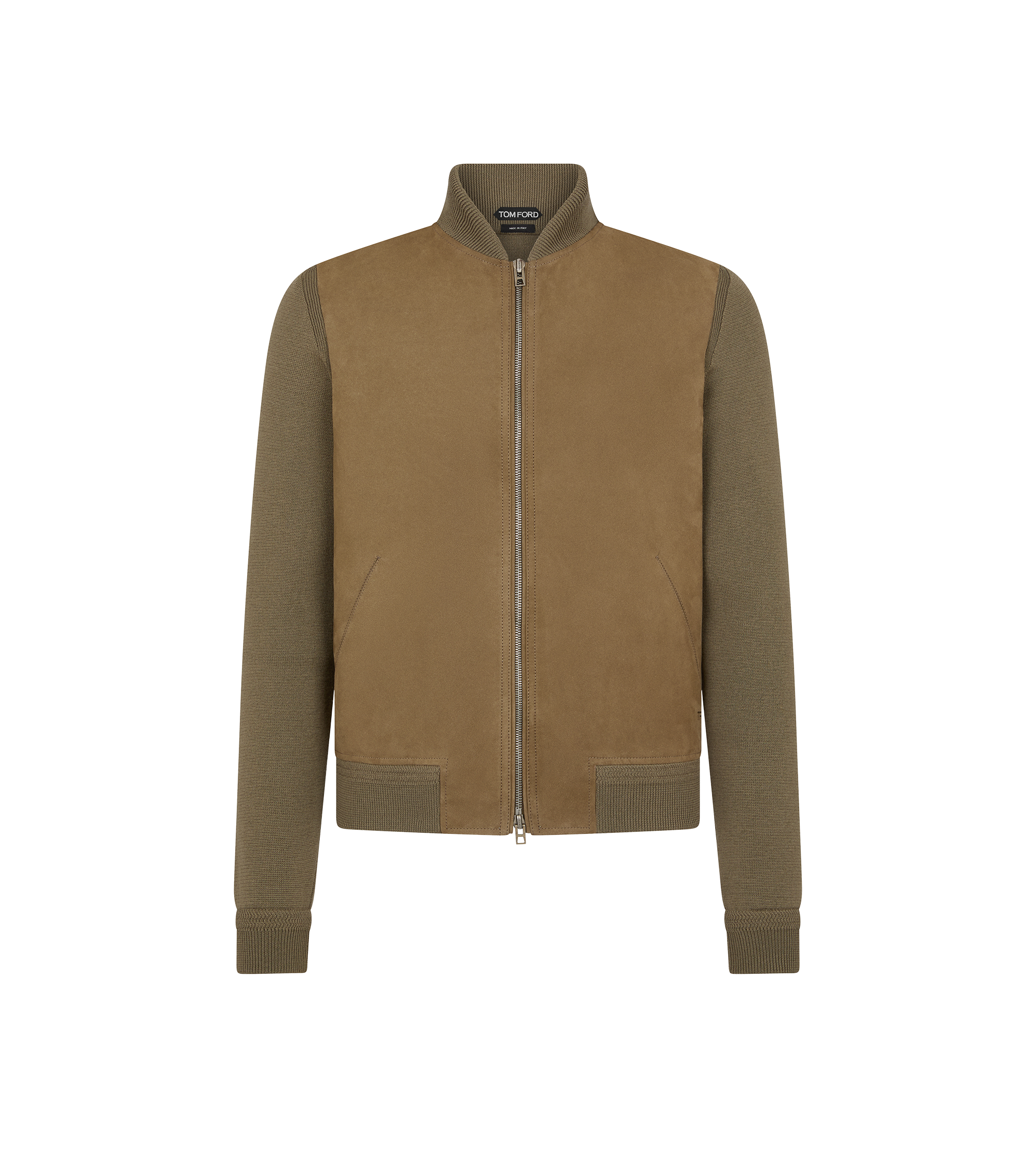 NUBUCK FRONT MERINO BOMBER