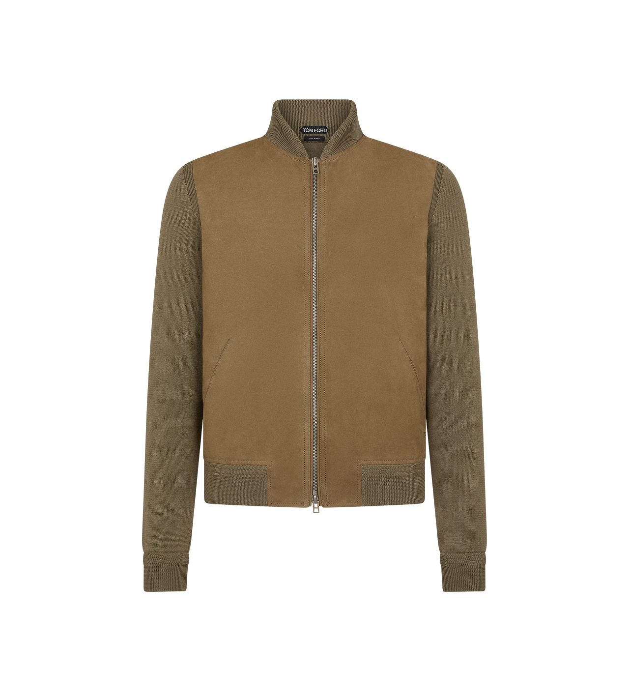 NUBUCK FRONT MERINO BOMBER image number 0