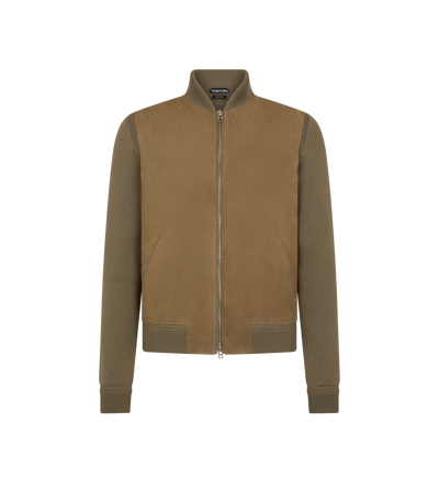 NUBUCK FRONT MERINO BOMBER
