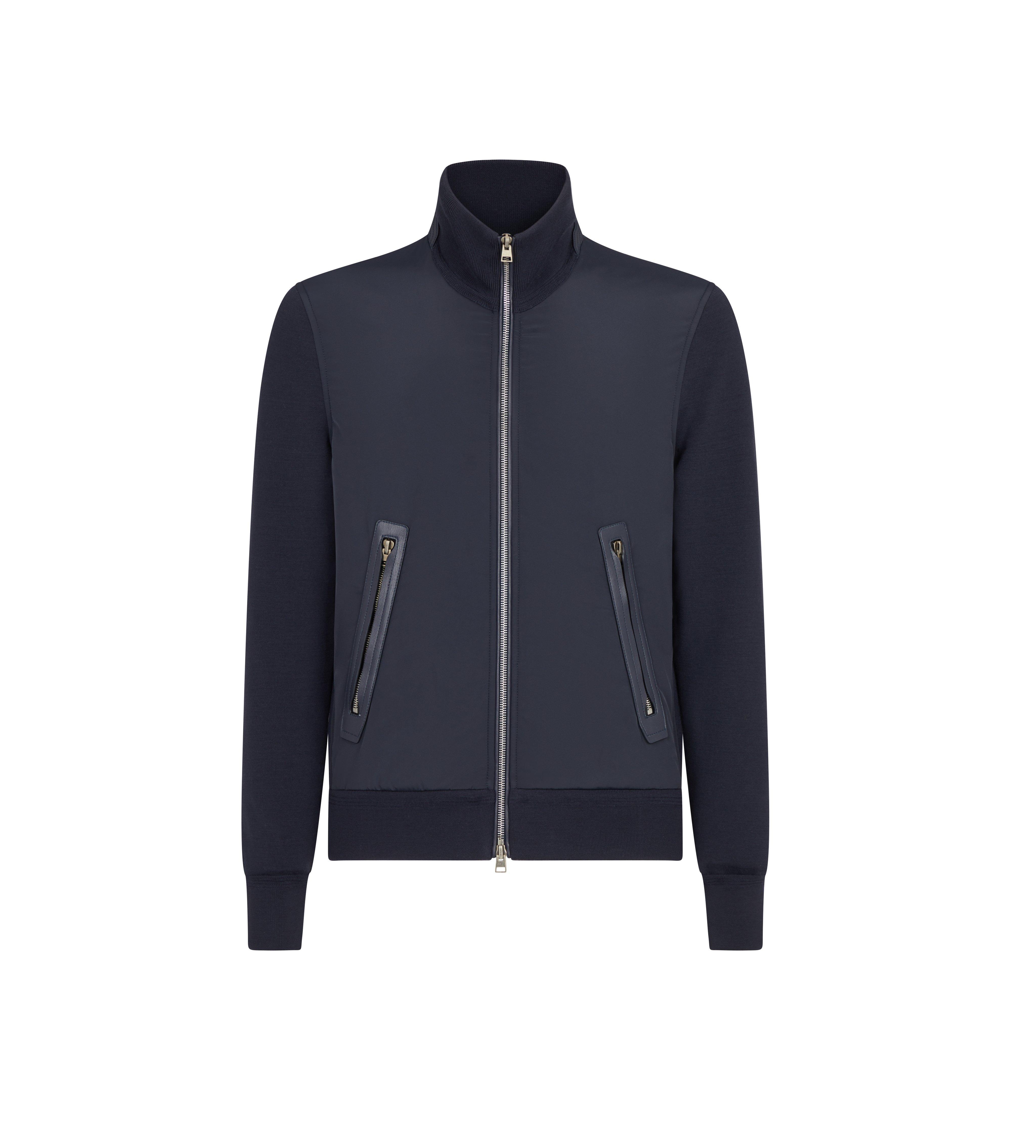 NYLON DOWN FRONT BLOUSON