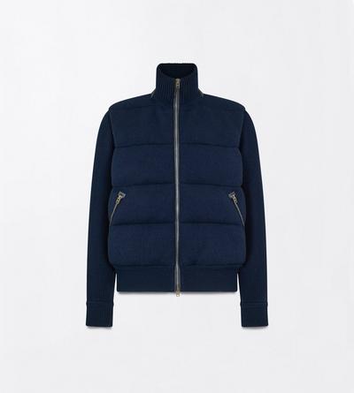 DOWN FRONT LAMBSWOOL FULL ZIP