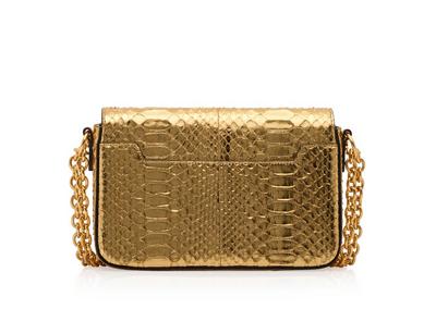 METALLIC PYTHON NATALIA MEDIUM SHOULDER BAG image number 2