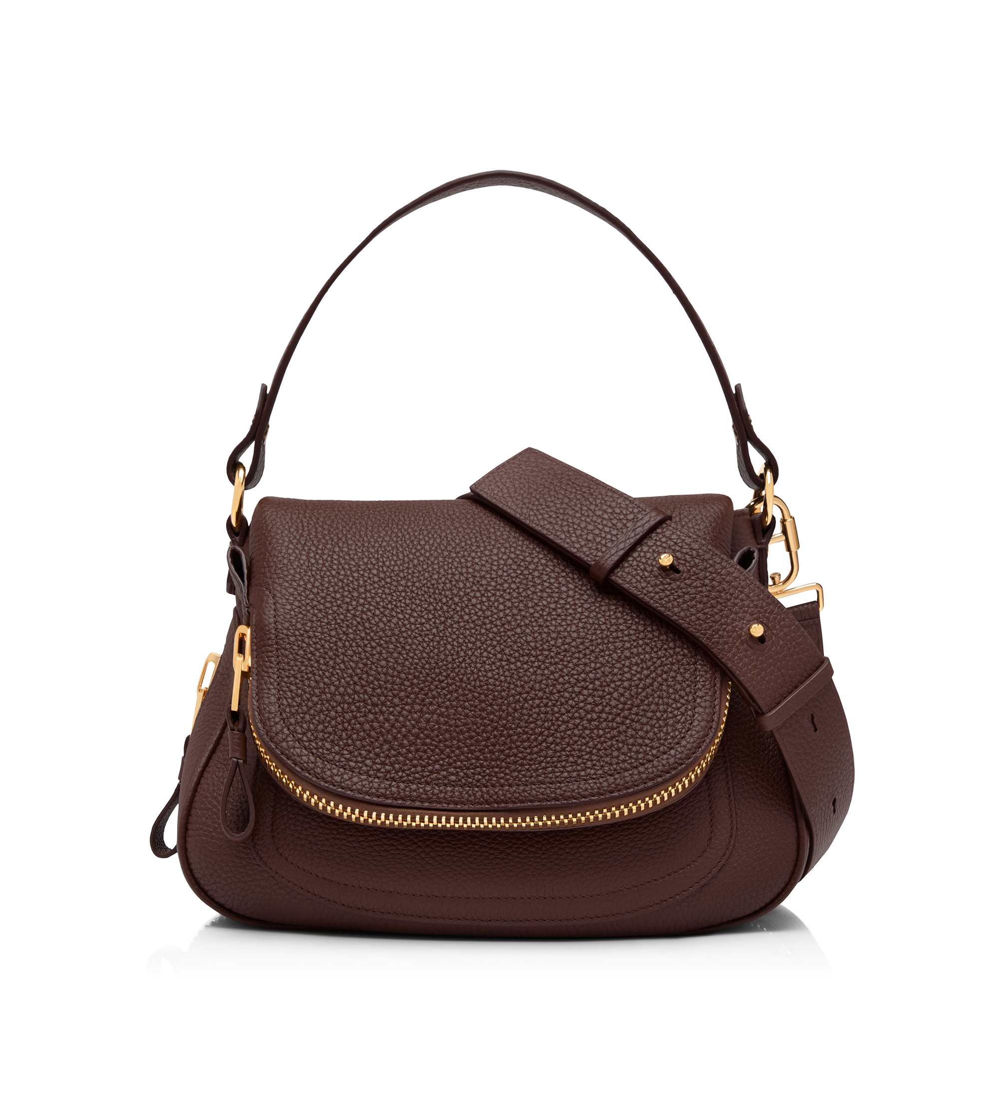 GRAIN LEATHER JENNIFER MEDIUM DOUBLE STRAP BAG
