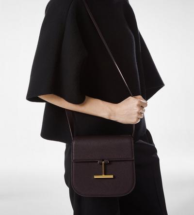 GRAIN LEATHER TARA MINI CROSSBODY image number 5