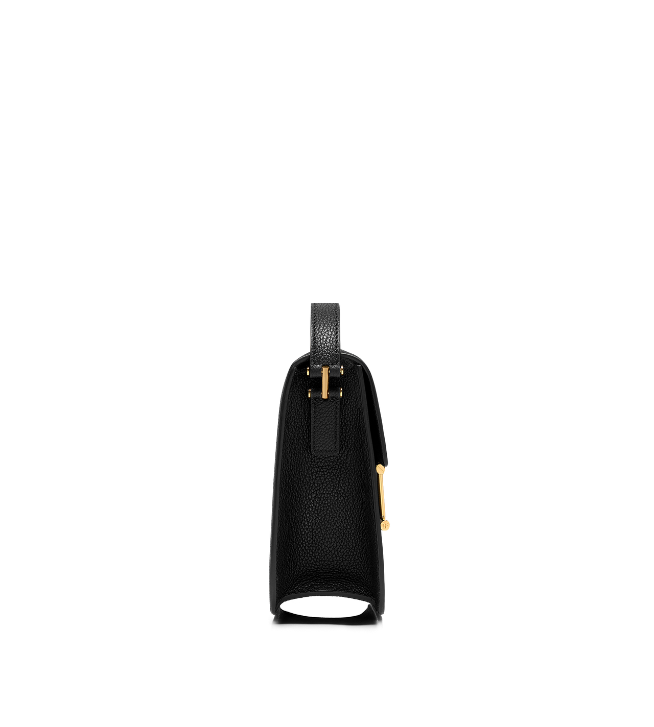 TOM FORD LEATHER BLACK GRAIN LEATHER TARA MINI CROSSBODY