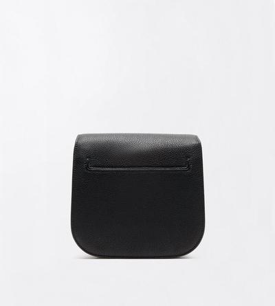 TOM FORD LEATHER BLACK MINI SAC &Agrave; BANDOULI&Egrave;RE TARA EN CUIR FLEUR