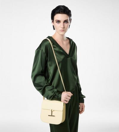 GRAIN LEATHER TARA MINI CROSSBODY image number 3