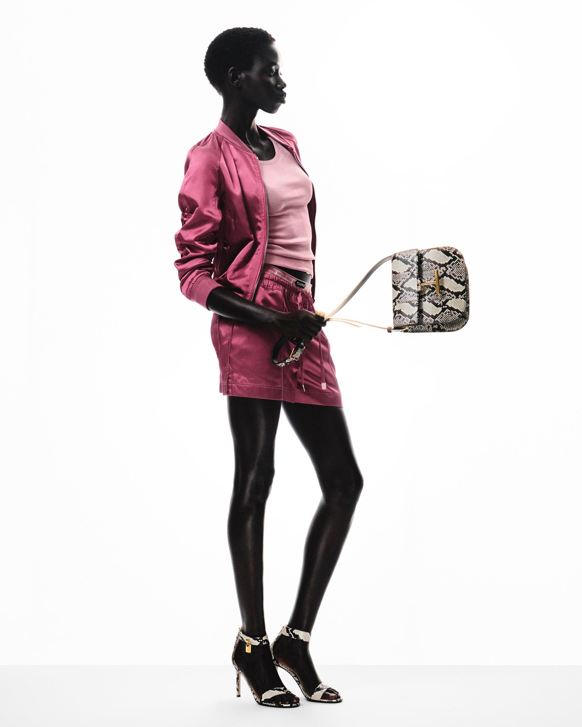 PRINTED PYTHON TARA MINI CROSSBODY | Tom Ford Fashion