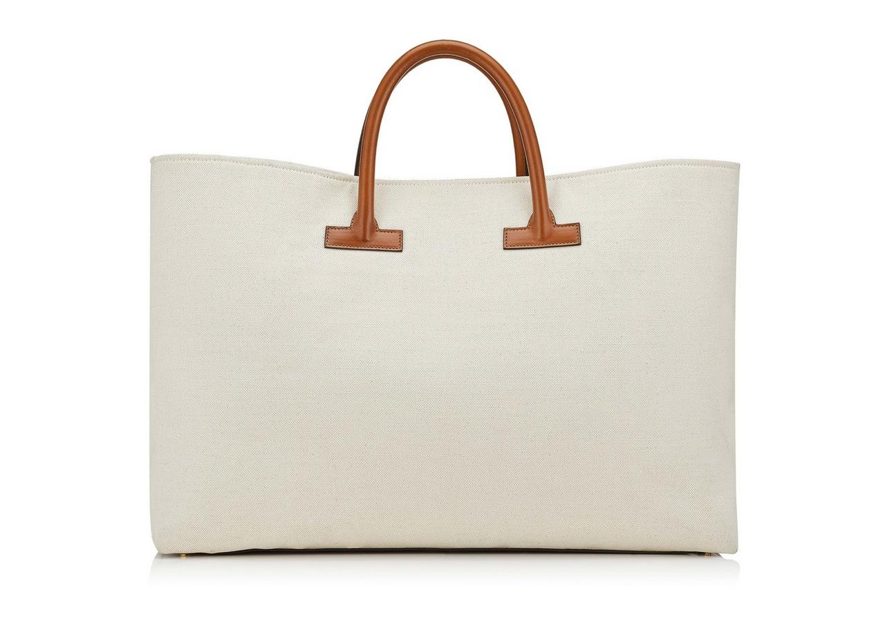 CANVAS OVERSIZED T TOTE image number 2