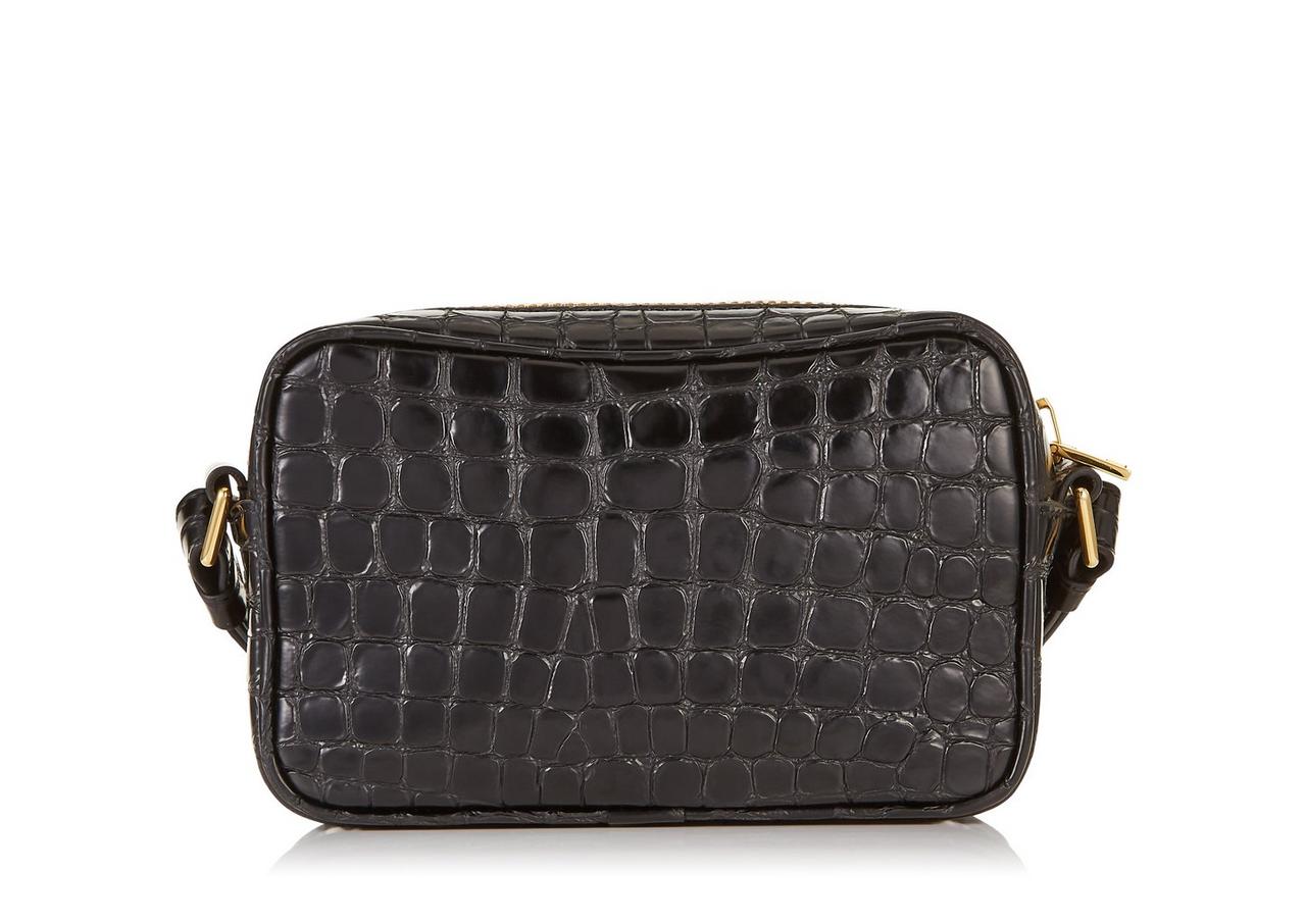 EMBOSSED CROCODILE T TWIST CAMERA BAG image number 2