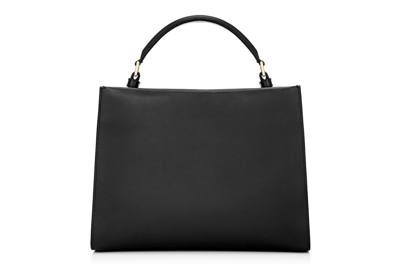 HOLLYWOOD LEATHER T TWIST SMALL TOP HANDLE BAG image number 2