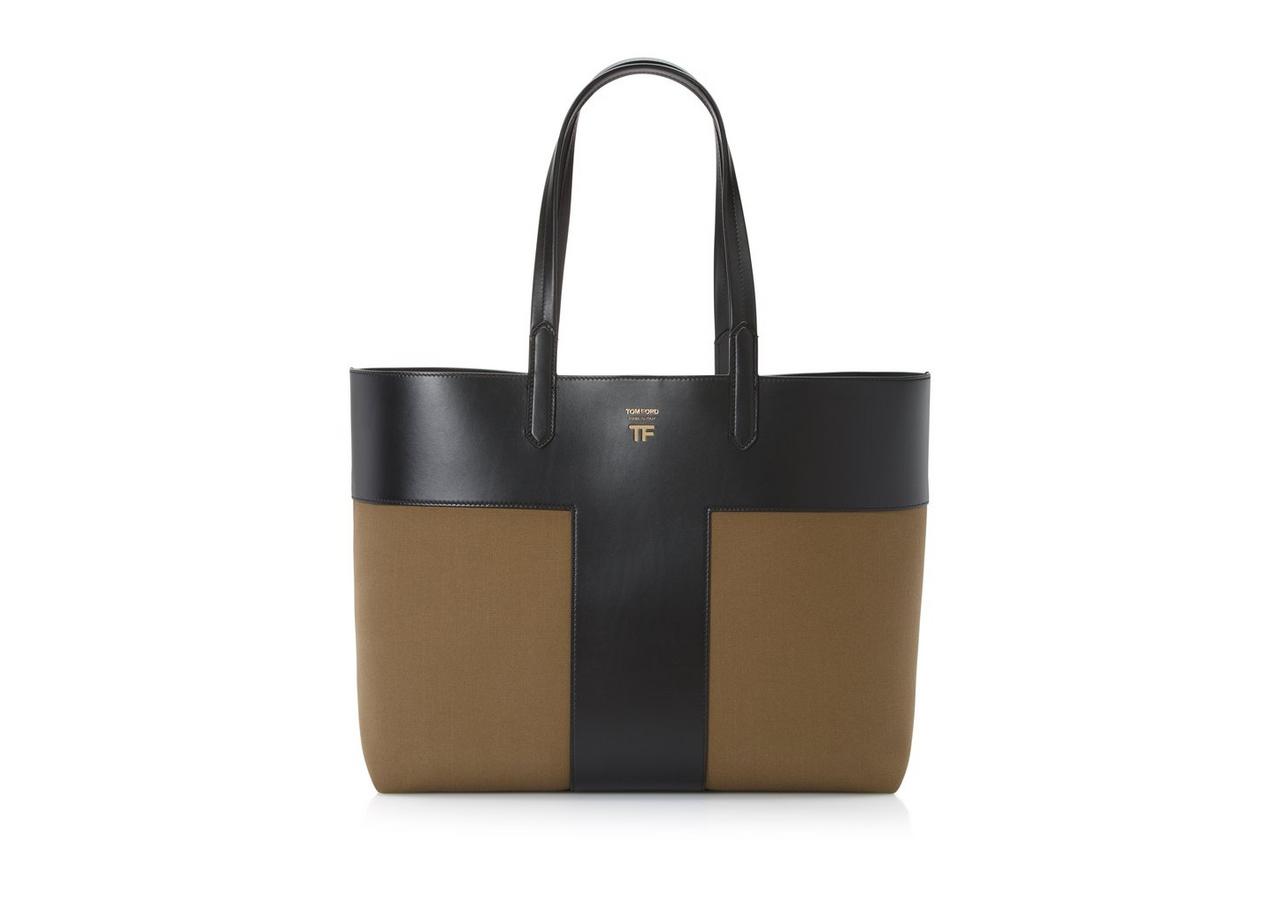 CANVAS EAST/WEST GRAPHIC T TOTE image number 0