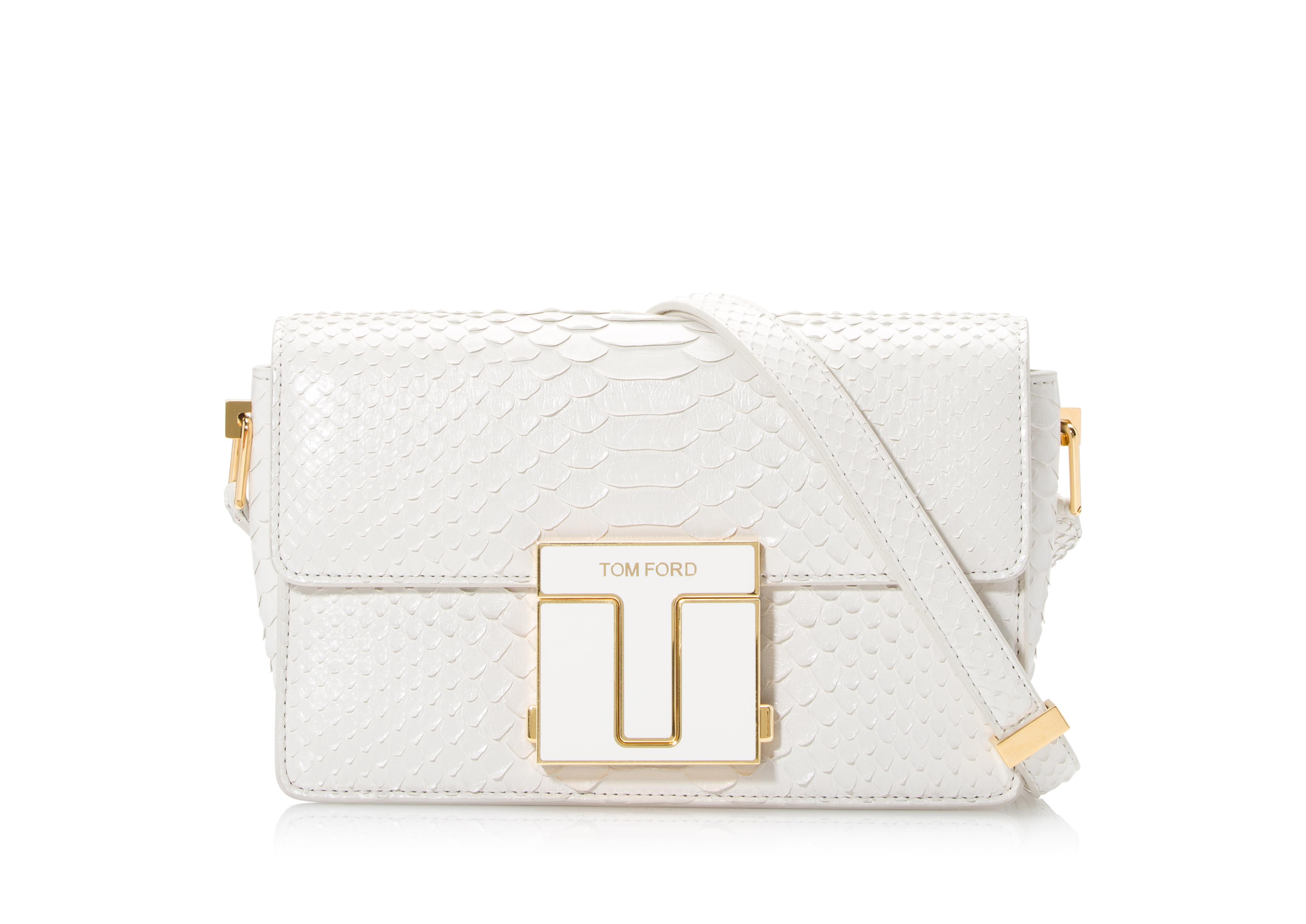 Python satchel Saks Fifth Avenue Collection Beige in Python - 27112001