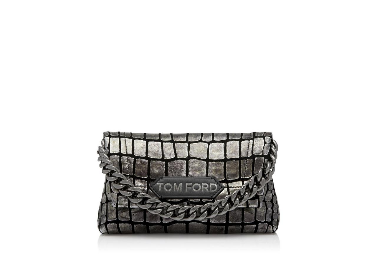 Tom Ford Metallic Python Chain Shoulder Bag